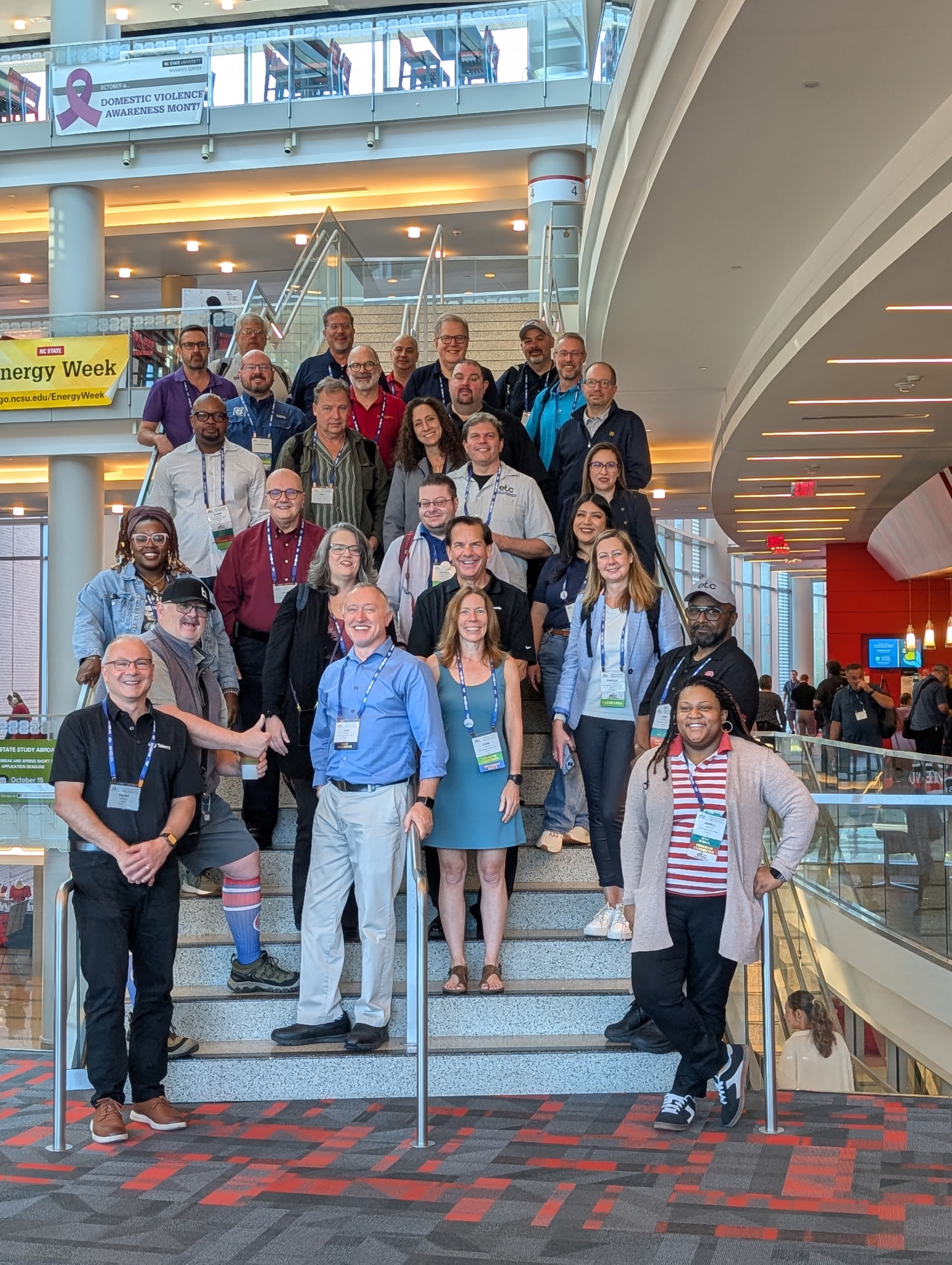 Photo of Long Timer attendees at conference 